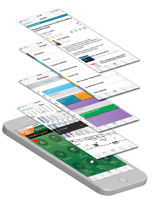 Medical Meeting App screenshots mobile device Conference App Features